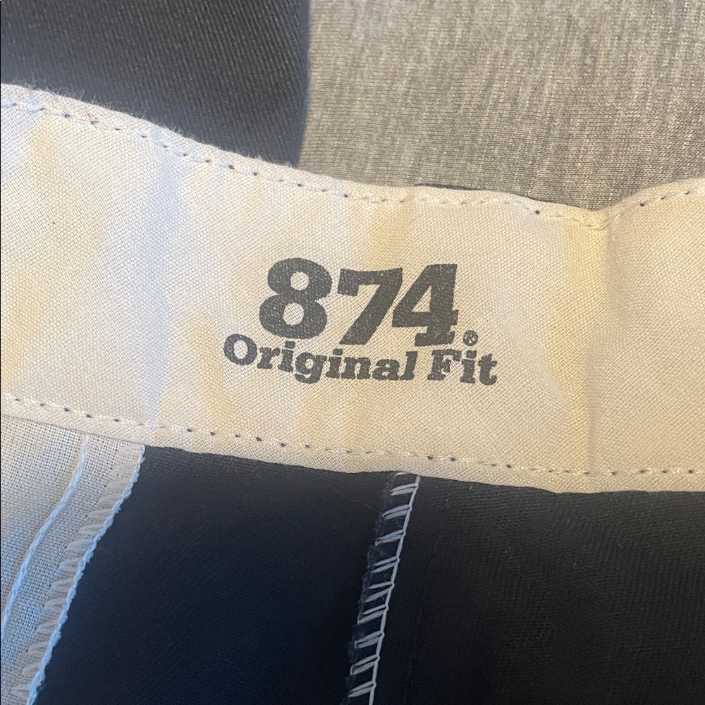 Men's Dickies Black Pants - Picture 2 of 5